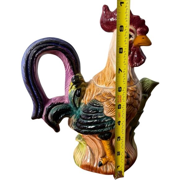 Rooster Teapot Heartfelt Kitchen Creations Vintage 1999 Farmhouse Country Barn - Picture 15 of 16